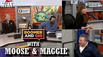 Moose & Maggie take over WFAN midday's - Boomer & Gio - YouTube