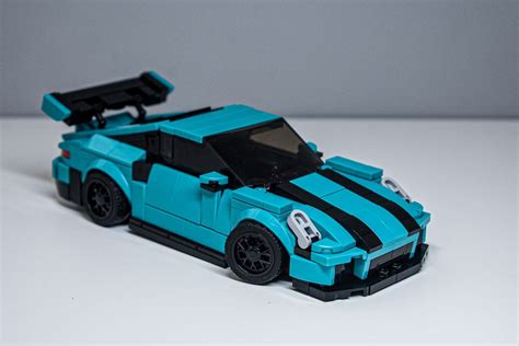 Lego Moc Porsche 911 Gt2 Rs Dark Turquoise By Mcgwerks Rebrickable