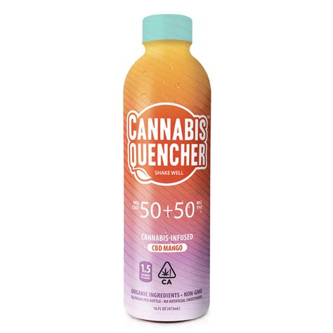 11 Mango 50mg Cbd50mg Thc Cannabis Quencher Drink Jane