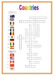 countries worksheets