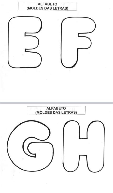 Molde Do Alfabeto Letras Do Alfabeto Grande Para Imprimir Ver E Fazer