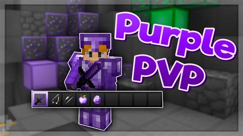 Purple Pvp Texture Pack Purple Pvp Fpsboost Youtube