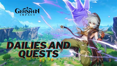 Eng Fil Genshin Impact Dailies And Story Quests Youtube