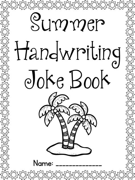 Each worksheet looks at 2, 3 or 4 letters using similar strokes. FREE Summer Handwriting Joke Book- cursive & print ...
