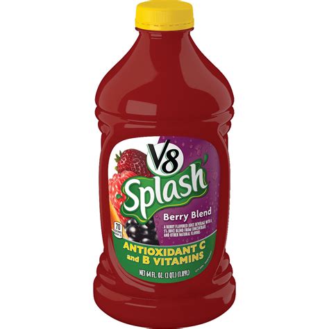 V8 Splash Berry Blend 64 Oz Bottle