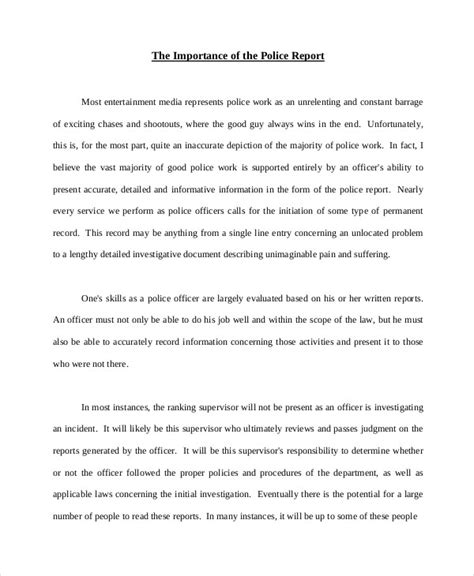 Police Report 10 Examples Format Pdf Examples