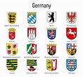 Wappen der länder deutschlands alle deutschen regionen emblemsammlung ...