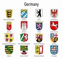 Wappen der länder deutschlands alle deutschen regionen emblemsammlung ...