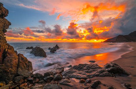 Malibu Beach Fine Art Landscape Seascape Photography Sony A7rii Sunset