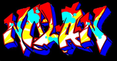 3d Graffiti Letters Nolan Bubble Effect By Graffiti Creator