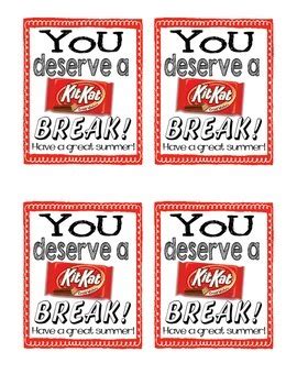 You be the judge and taste the difference. You Deserve a Break Kit Kat Printable free | just b.CAUSE