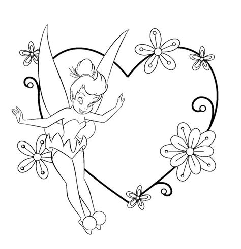 50 Tinkerbell Coloring Pages For Adults Disney Png Colorist