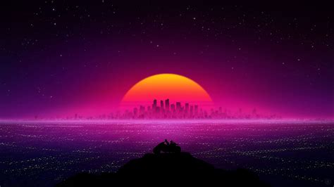 Retro Sunset 4k Wallpapers Wallpaper Cave