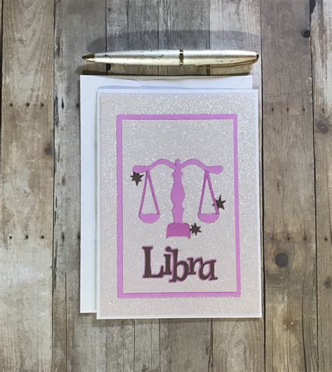 A Personal Favorite From My Etsy Shop Listing 610576154 Libra Birthday Card