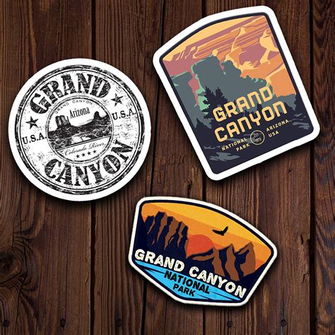 Grand Canyon National Park 10 Stickers Combo Set Etsy