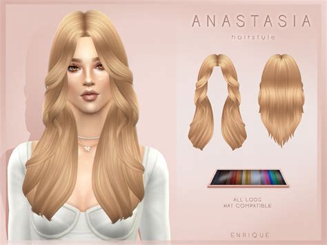 The Sims Resource Anastasia Hairstyle