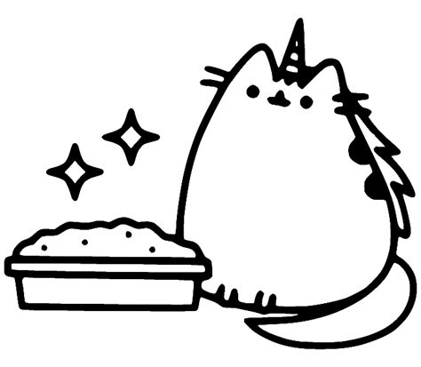 Pusheen Coloring Pages Printable For Free Download