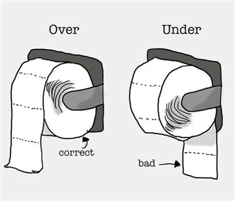 美國大學最新科學論文 向你解釋你家廁紙的正確擺放方向 流動日報