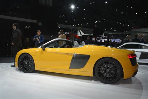 Combined co2 emissions in g/km*: New York 2016: Audi R8 Spyder - GTspirit