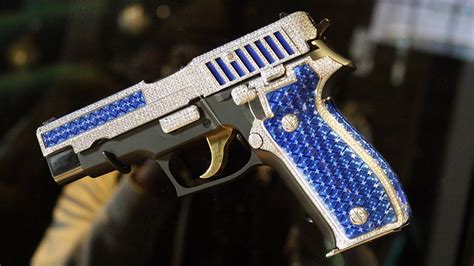 Worlds Most Expensive Gun 1000000 Diamond Pistol Youtube