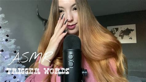 Asmr Repeating Trigger Words With Mouth Sounds Tingly Close Up