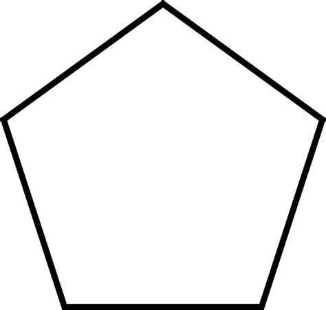 5 Sided Polygon Clipart Etc