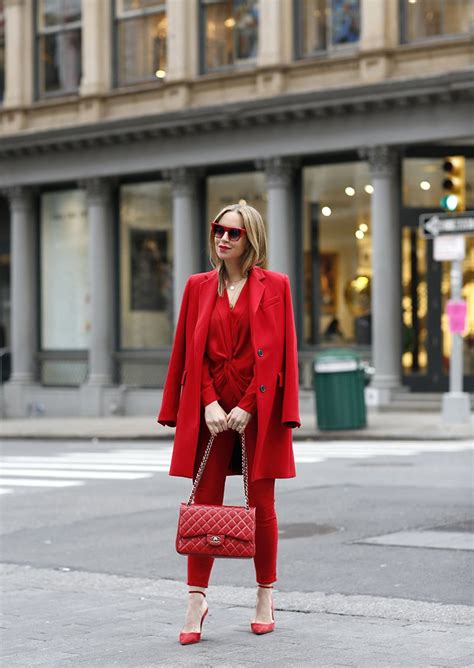 All Red Outfit Red Red Red Brooklyn Blonde Lifestyle Blog Red