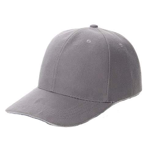 Muqgew New Unisex Plain Baseball Sport Cap Blank Curved Visor Hat Solid
