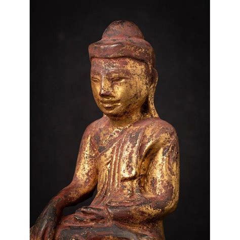 Antique Wooden Burmese Buddha Statue From Burma For Sale At 1stdibs