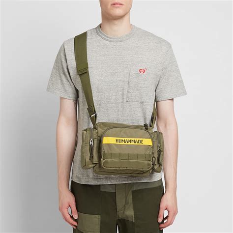 Human Made Military Waist Bag Olive Drab End Dk