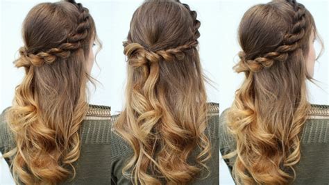 This half updo will amp up any look! Easy Half Up Half Down Hair Idea | Easy Hairstyles ...
