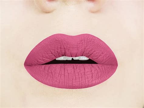 Pink Rosette Matte Liquid Lipstick Mauve Lipstick Vegan Etsy