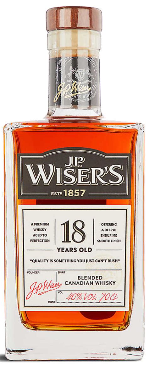 jp wiser s 18 year blended canadian whisky