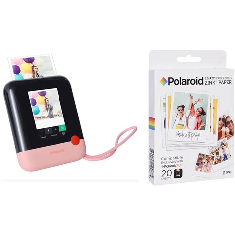 Polaroid Pop Instant Print Digital Camera With Zink Paper Kit