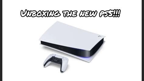 Unboxing The New Ps5 Youtube