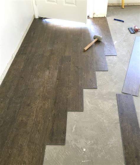 Vinyl flooring — the vinyl tile can be fixed on old vinyl, to nonplusing, which is in good condition. Vinyl Plank Flooring: Prep & Installation | Centsational Style