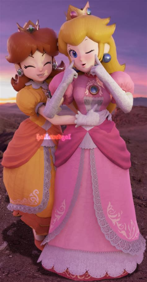 Blender Daisy X Peach By Hallowedgal On Deviantart Super Princess