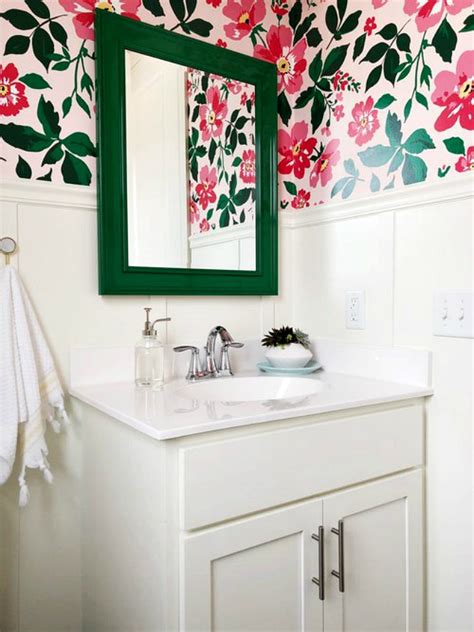 Wow Worthy Bathroom Wallpaper Ideas The Crazy Craft Lady