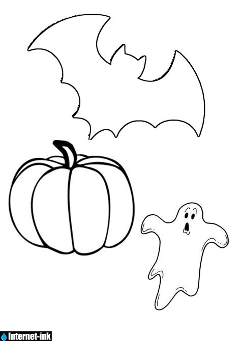 Halloween Printables Cut Outs Free Free Printable Templates