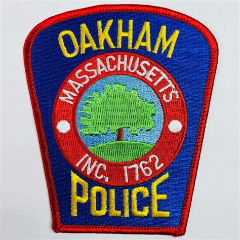 Oakham Police Massachusetts Ma Patch A6 Ebay In 2021 Oakham
