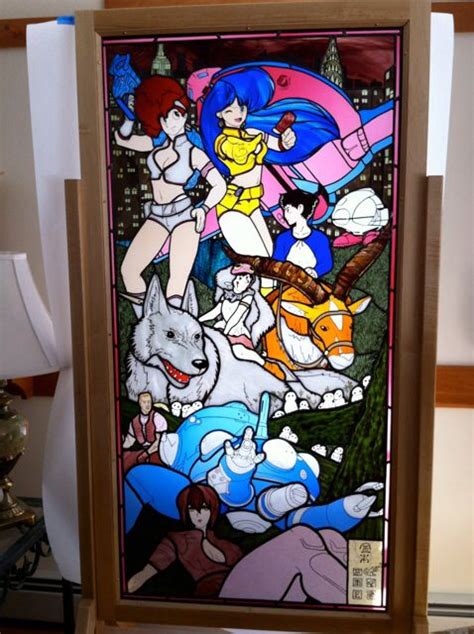 Anime Window We Designed Stained Glass Artwork The Human Stain