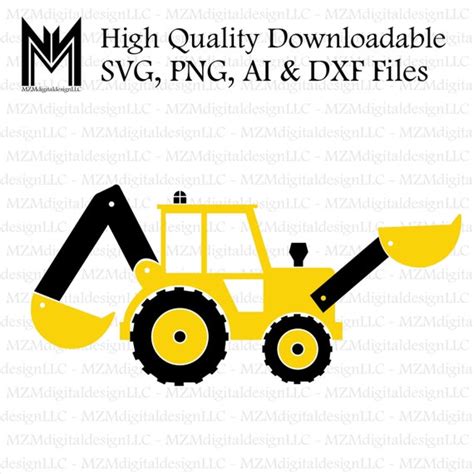 38+ Excavator Svg Free Background Free SVG files | Silhouette and