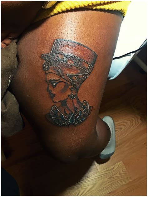 African Queen tattoo design | Queen tattoo designs, African queen