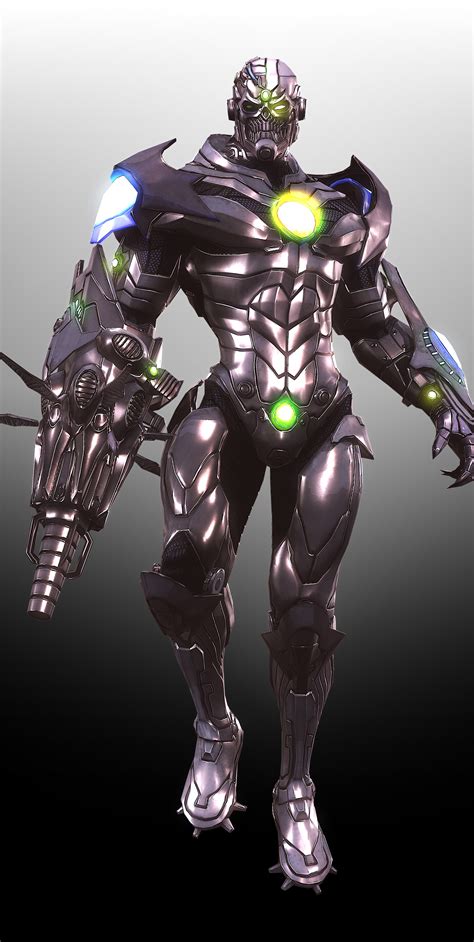 ArtStation - DC unchained -cyborg_Grid(2017), Sangyang An