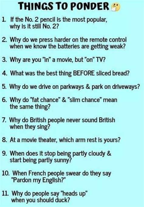 Things To Ponder Urstoryz Funny Deep Thoughts Funny True Quotes