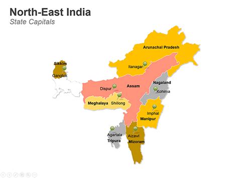North India Map Png