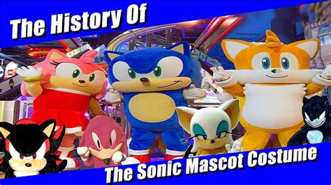 The History Of The Sonic The Hedgehog Mascot Costumes Youtube