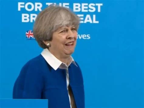 Theresa May Laughs When Asked If She Is ‘female Prime Minister With