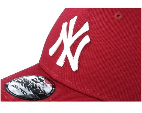 New York Yankees 9forty Red Adjustable New Era Caps Uk