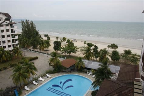 Bayu beach resort is ideally located in the scenic seaview town of port dickson, fronting the sea. View from our apartment - Picture of Bayu Beach Resort ...